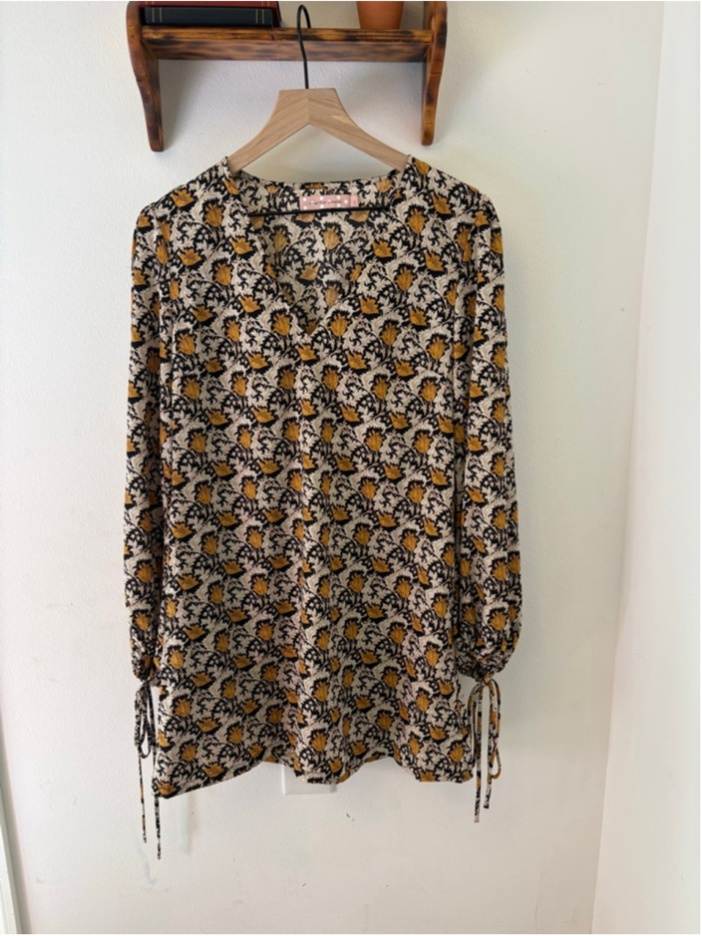 Traffic People Boho Floral Mini Dress Large